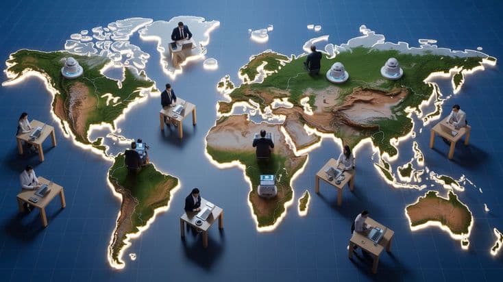Global team collaboration — EU funded projects